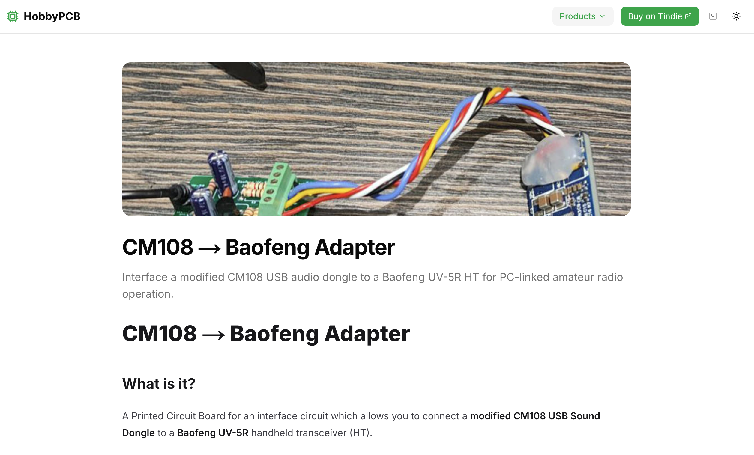 Public product page for the 65C02 SBC