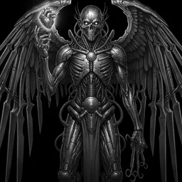Chrome Seraph — enemy artwork