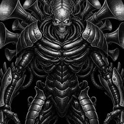 The Echo Warden — enemy artwork