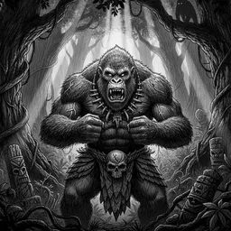 Simian Warchief — enemy artwork