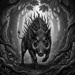Thornback Boar — enemy artwork